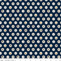 Double Sided Cotton Blanket - Love You S'more Badges Navy