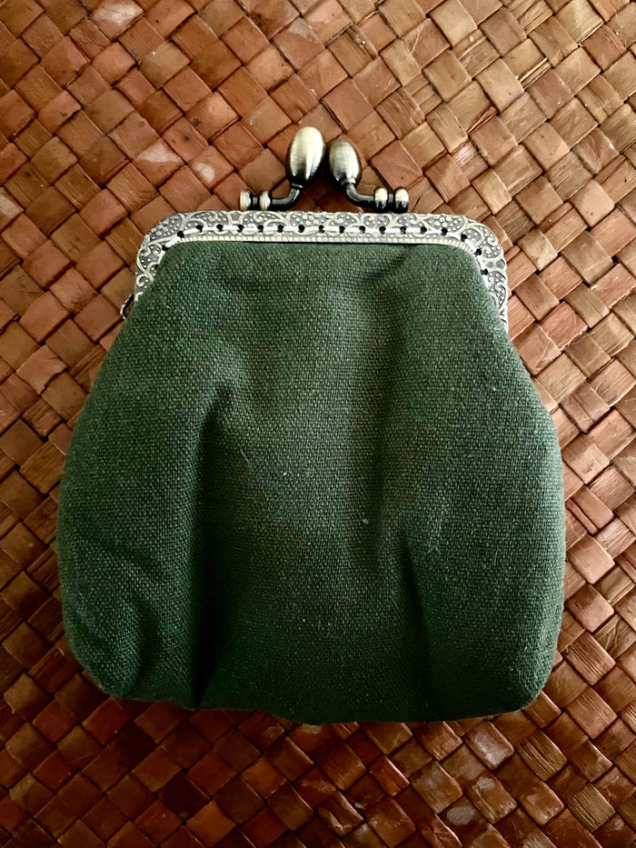 Embroidered Bunny Coin Purse