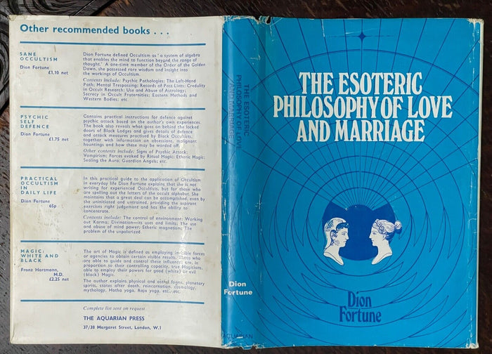 ESOTERIC PHILOSOPHY OF LOVE AND MARRIAGE - Fortune, 1970 - SOULMATES SPIRITS SEX