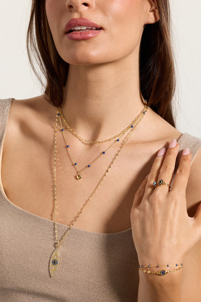 Festival Double Strand Evil Eye Bracelet