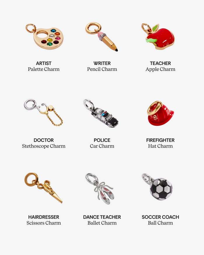 Fire Fighter Hat Charm