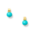 Forever Fave Turquoise Pebble Pearl Smooth Post Earring