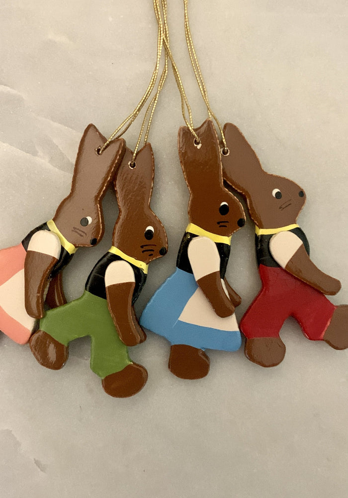 German Bunny Ornament