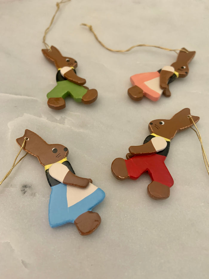 German Bunny Ornament