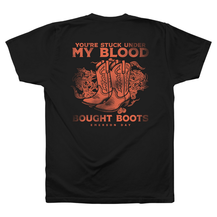 Get Behind Me Black Tee