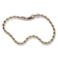 Gold Plated 3mm Ricebead Bracelet