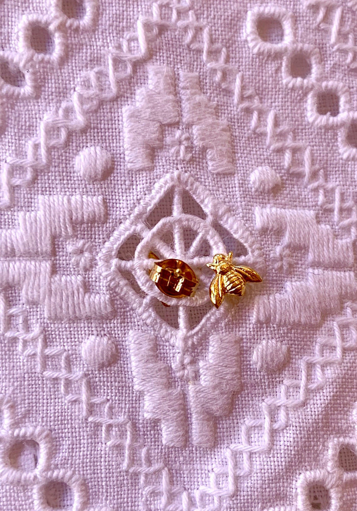 Golden Bee Studs