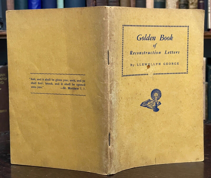 GOLDEN BOOK OF RECONSTRUCTION LETTERS - Llewellyn George, 1st 1941 - ASTROLOGY