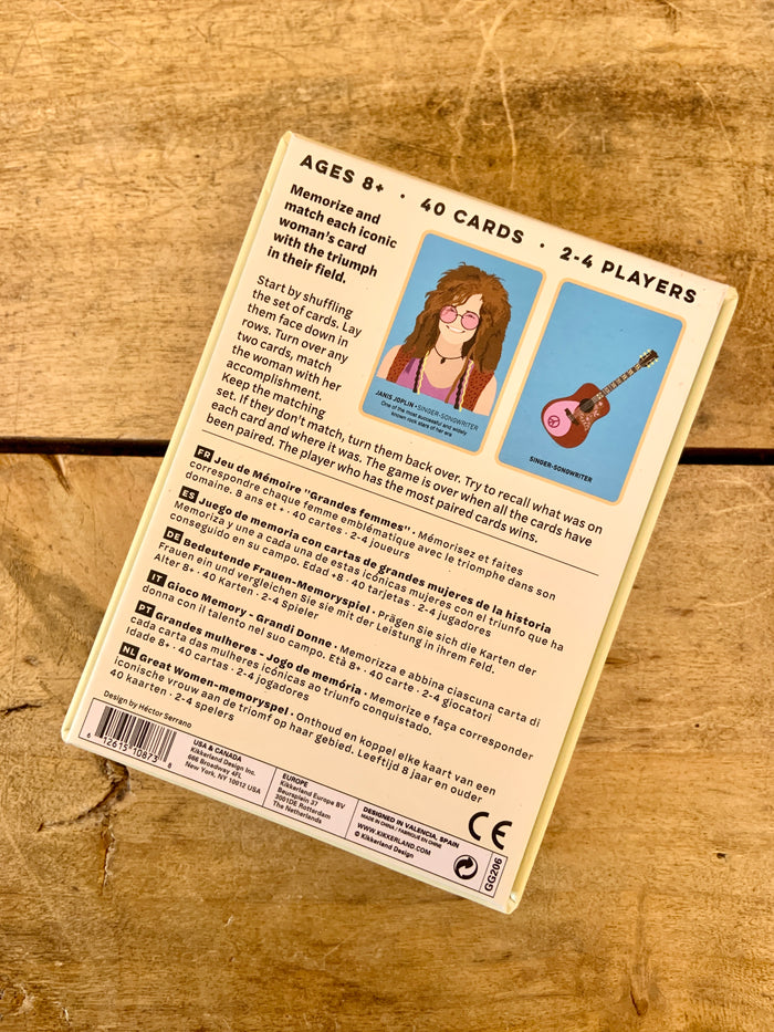 Great Women Memory Game