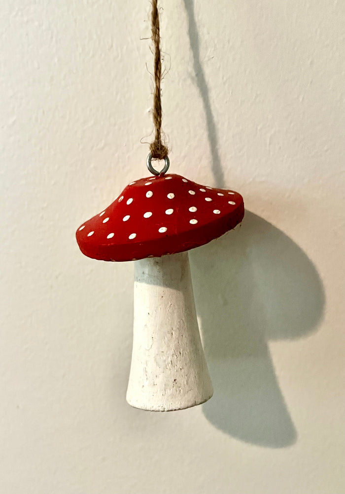 Hanging Wooden Mushroom