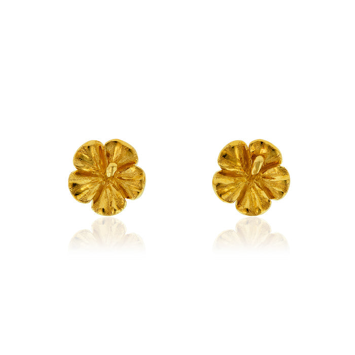 Large Hibiscus Earrings
