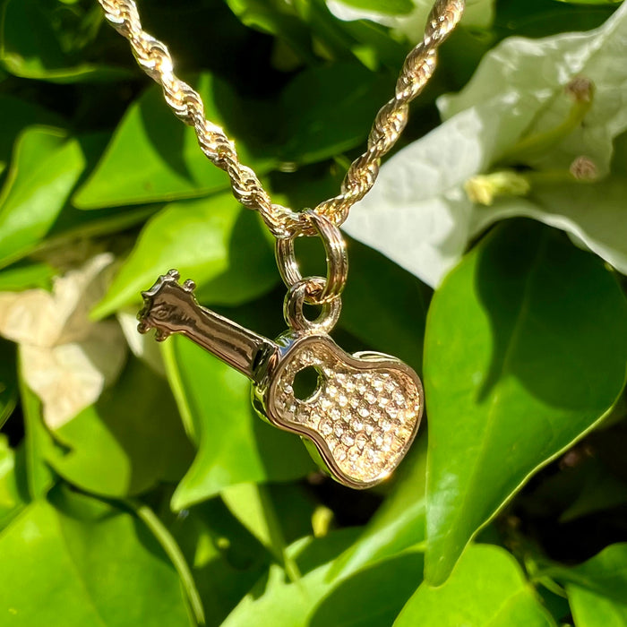 Back detail on Ukulele charm