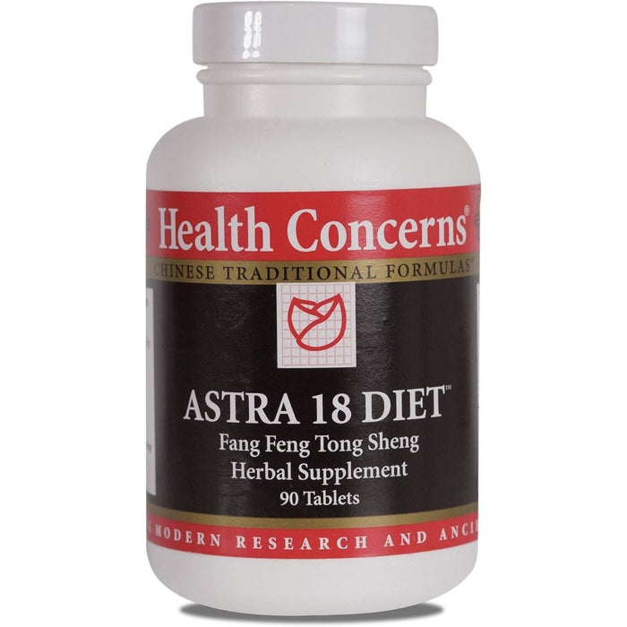 Health Concerns Astra 18 Diet (Modified Fang Feng Tong Sheng San) 90 Tablets - The Oasis of Health