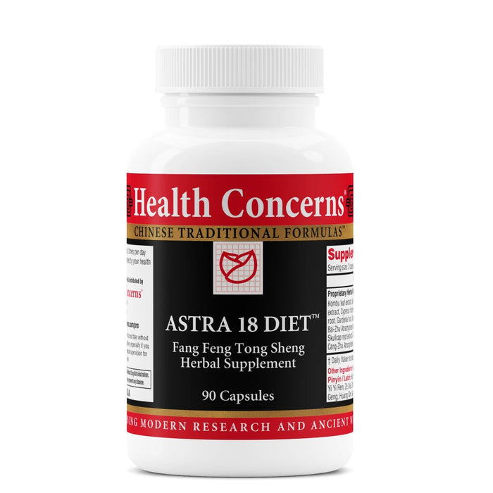 Health Concerns Astra 18 Diet (Modified Fang Feng Tong Sheng San) 90 Tablets - The Oasis of Health