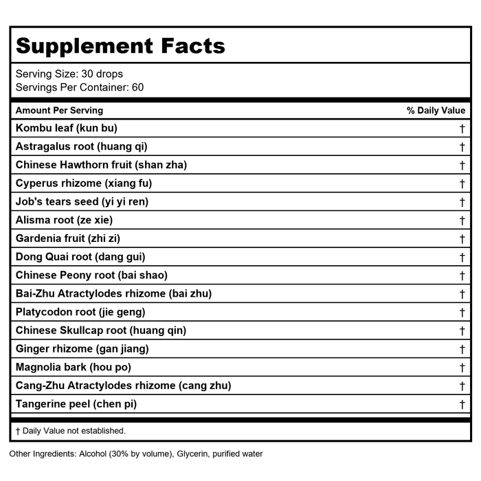 Health Concerns Astra 18 Diet (Modified Fang Feng Tong Sheng San) 90 Tablets - Supplement Facts panel