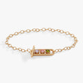 Heart Crystal Toggle Bracelet