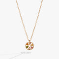 Heart Crystal Wheel Necklace