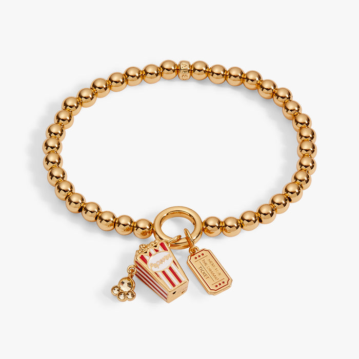 'Here For The Drama!' Movie Theater Popcorn Stretch Bracelet