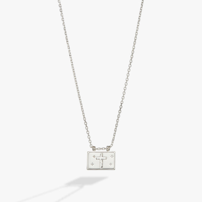 Hidden Message Cross Affirmation Necklace
