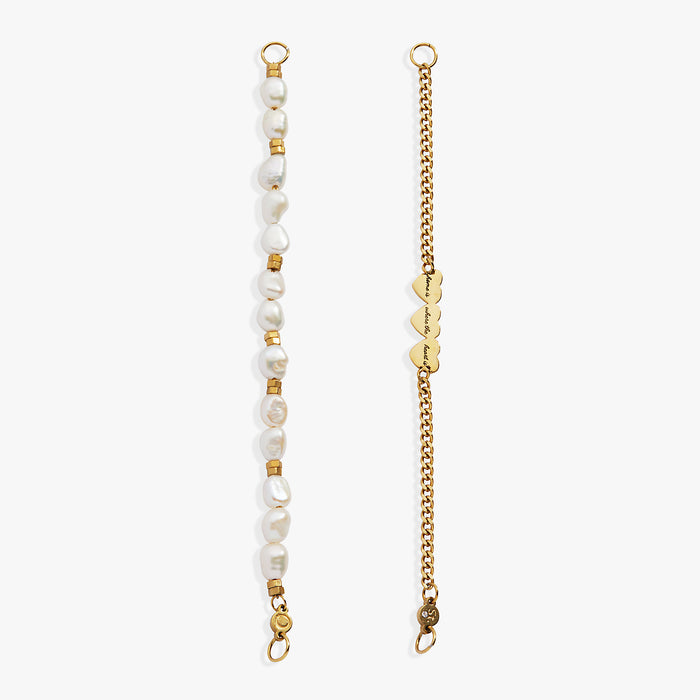 'Home Is Where The Heart Is' Pearl Stranded™ Bracelet Set