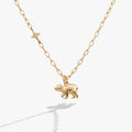 'I Love You More Than I Can Bear' Cub Pendant Necklace