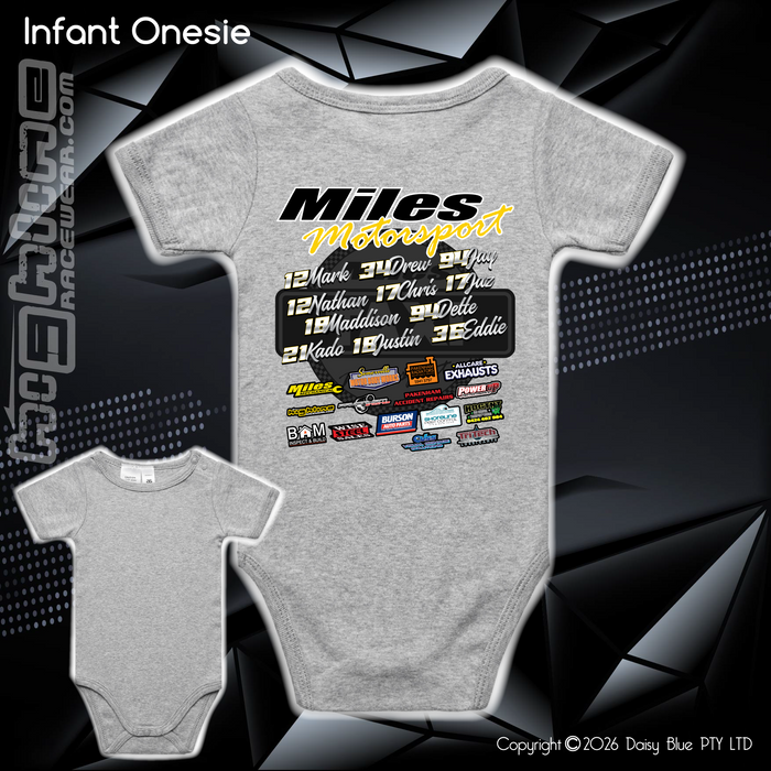 Infant Bodysuit - Miles Motorsport