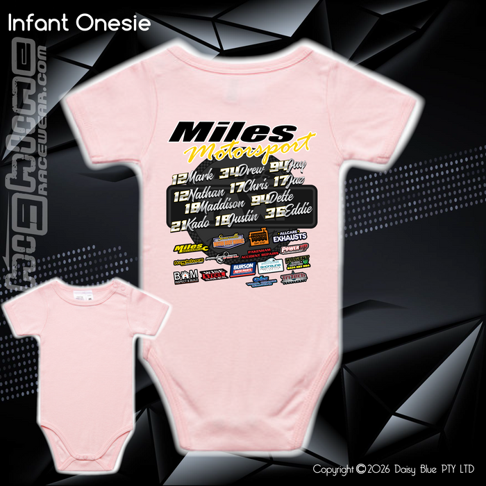 Infant Bodysuit - Miles Motorsport