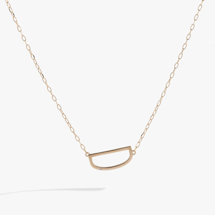 Initial D Precious Elongated Necklace