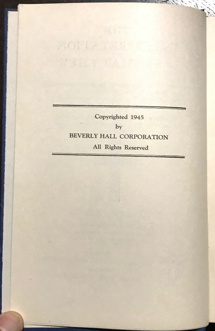 INTERPRETATION OF ST. MATTHEW - CLYMER, 1st Ed 1945 2 Vols ROSICRUCIAN SPIRIT