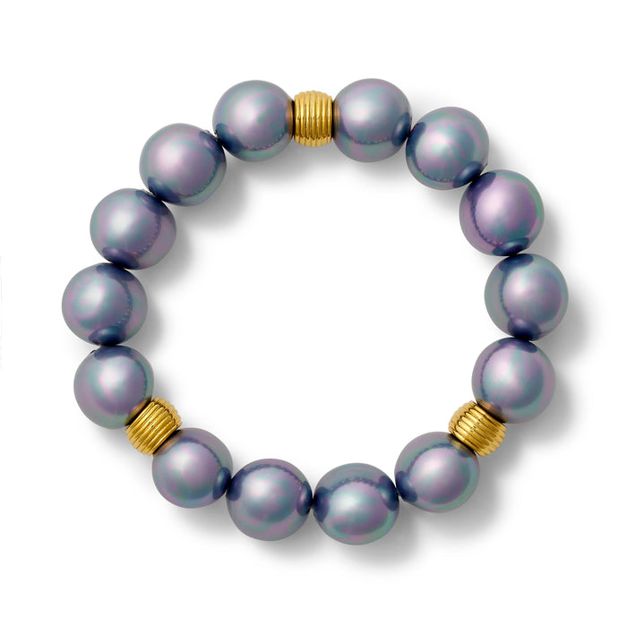 Iris Pebble Pearl Stacking Bracelet