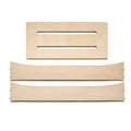 Wooden furniture components for Leander Junior Bed Kit in Cappuccino style