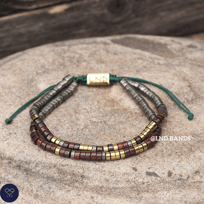 LIFE is tough but so ARE YOU Morse Code Bracelet: Motivational, Inspirational, secret message - LND Bands