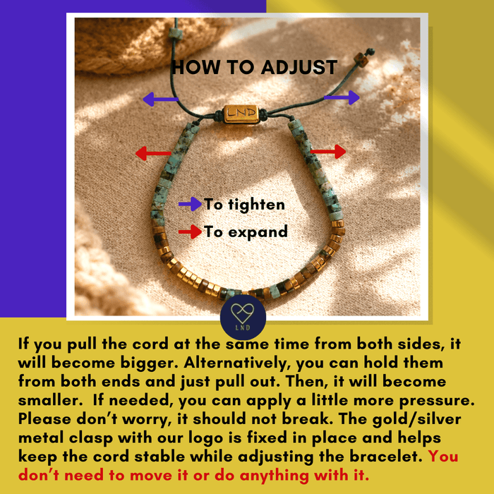 Morse Code "KEEP FUCKING GOING" Adjustable Bracelet, inspirational, motivational, uplifting, encouraging - LND Bands