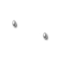 Little Dipper Bean Stud ~ Sterling Silver