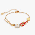 Lobster Boil 'Let's Get Crackin!' Inline Charm Bracelet