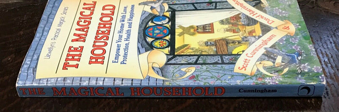 MAGICAL HOUSEHOLD - Cunningham, 1988 SIGNED - MAGICK WITCHCRAFT WITCH GRIMOIRE