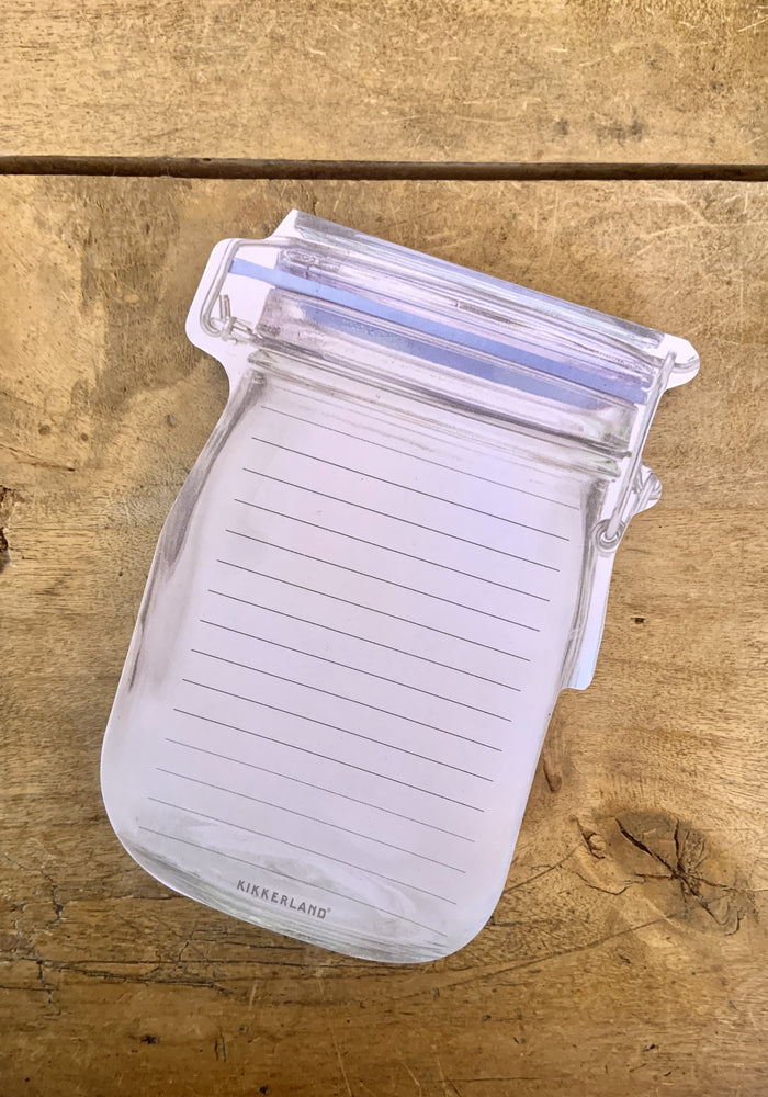 Mason Jar Notepad