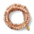 Matte Blush Moonstone Sally Bracelet Set