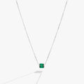 May Birthstone Precious Pendant Necklace