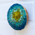 Midi Puff in Olive Wood Frame | Island