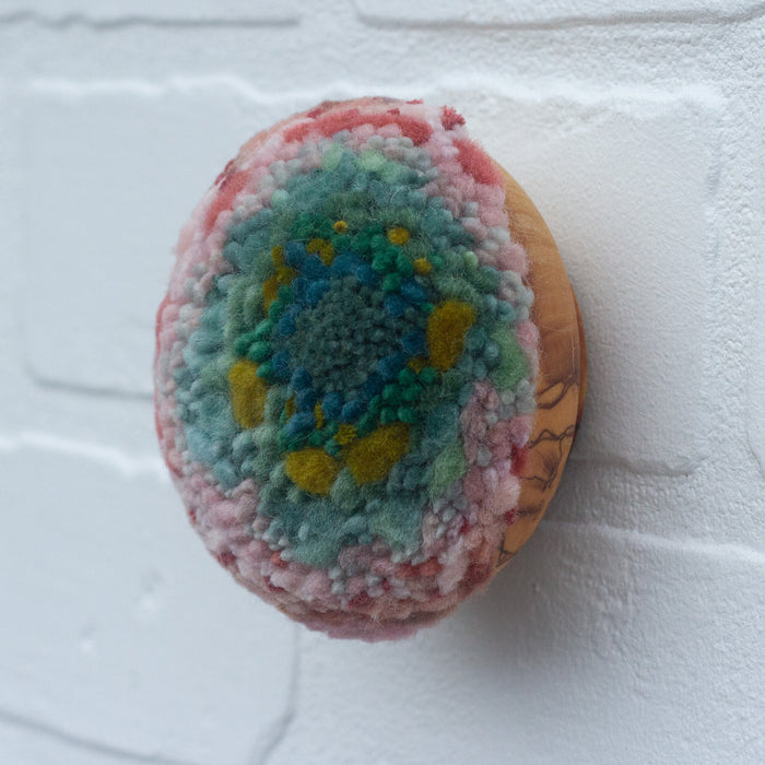 Midi Puff Sculpture in Olive Wood Frame | 26