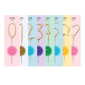 Mini Gold Number Sparklers (0-9)