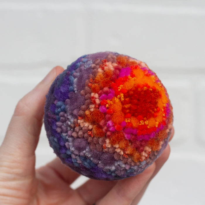 Mini Puff Sculpture | Deep Sunset