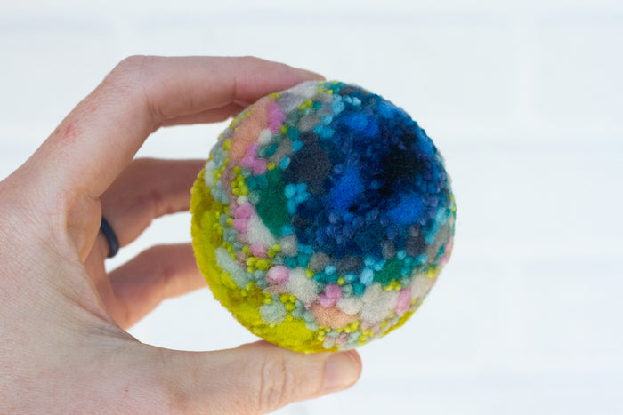 Mini Puff Sculpture | Navy Pop