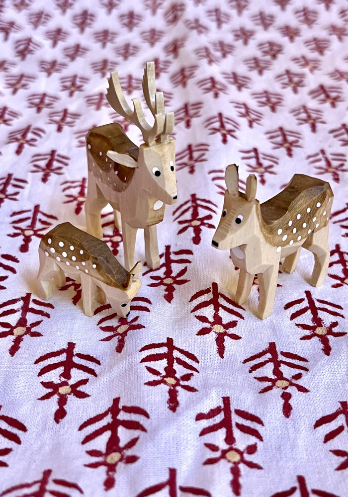 Miniature Reindeer Family