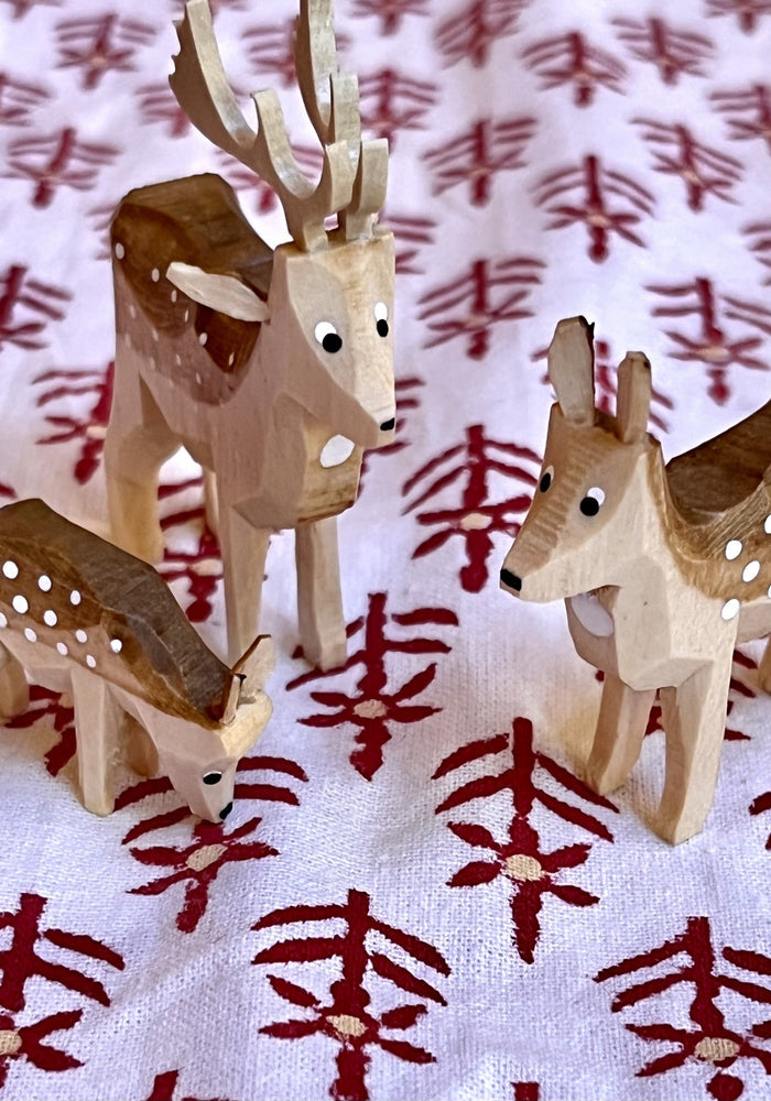 Miniature Reindeer Family