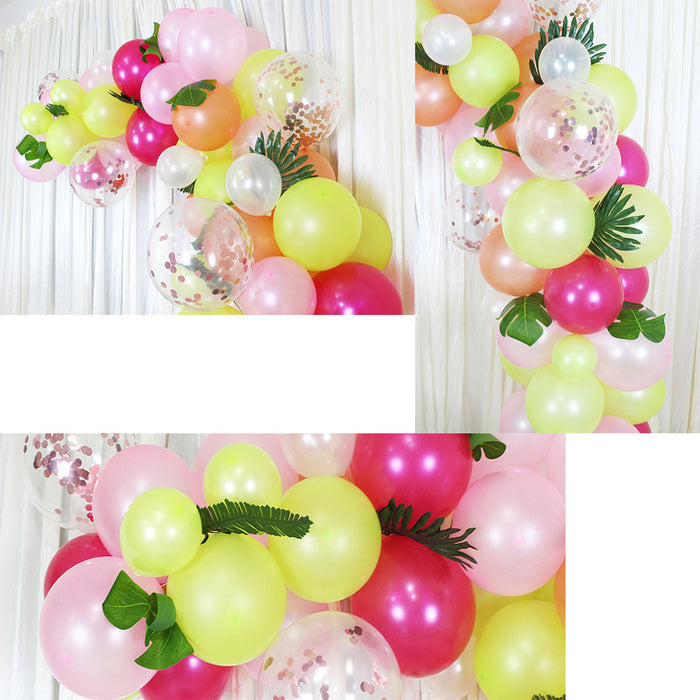 Mocsicka Balloon Arch hawaii Balloons Set Party Decoration