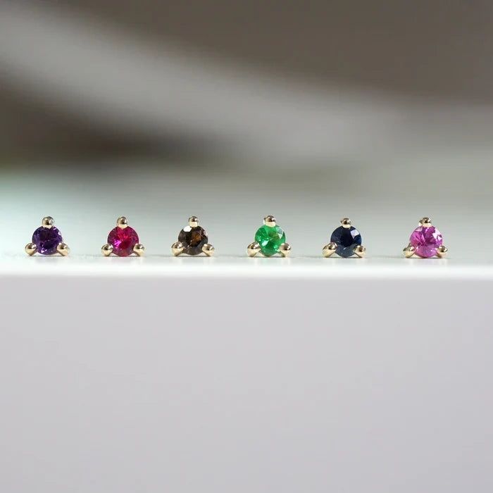 Modern Mood Solitarie - Gia - 3 Prong Faceted Gemstone