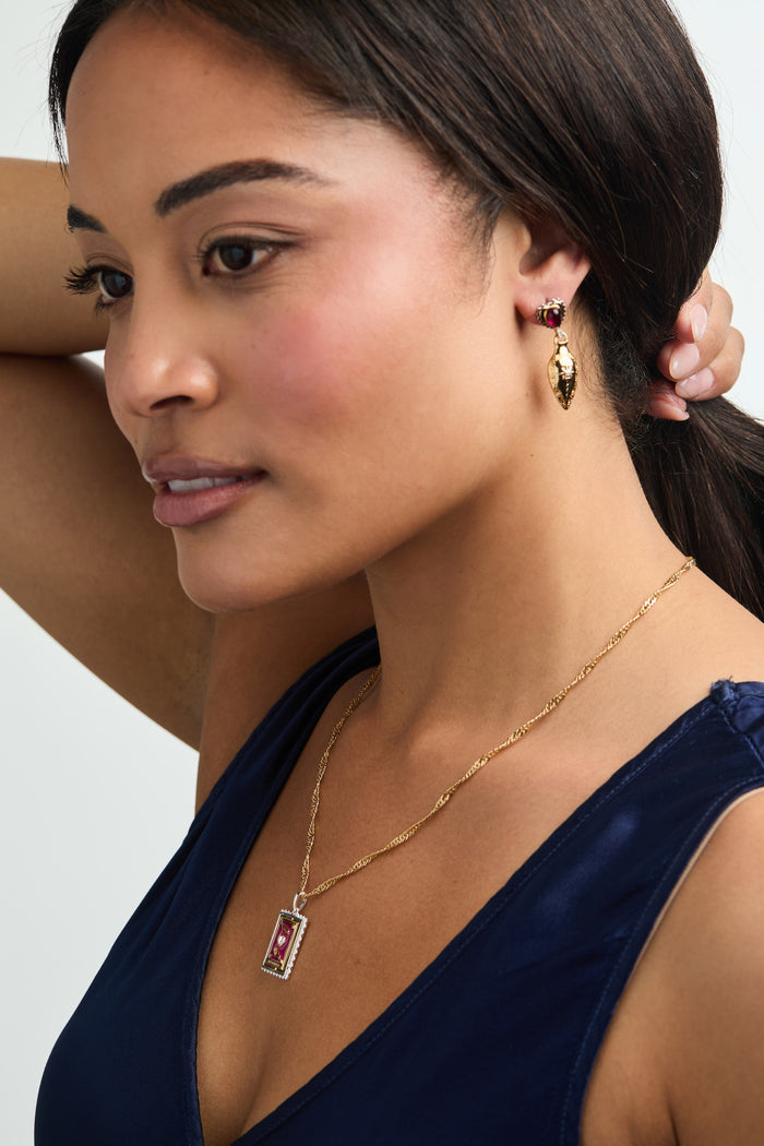 Moon Magic Potion Bottle Drop Earring