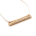 MOROKA Labradorite Leather Necklace